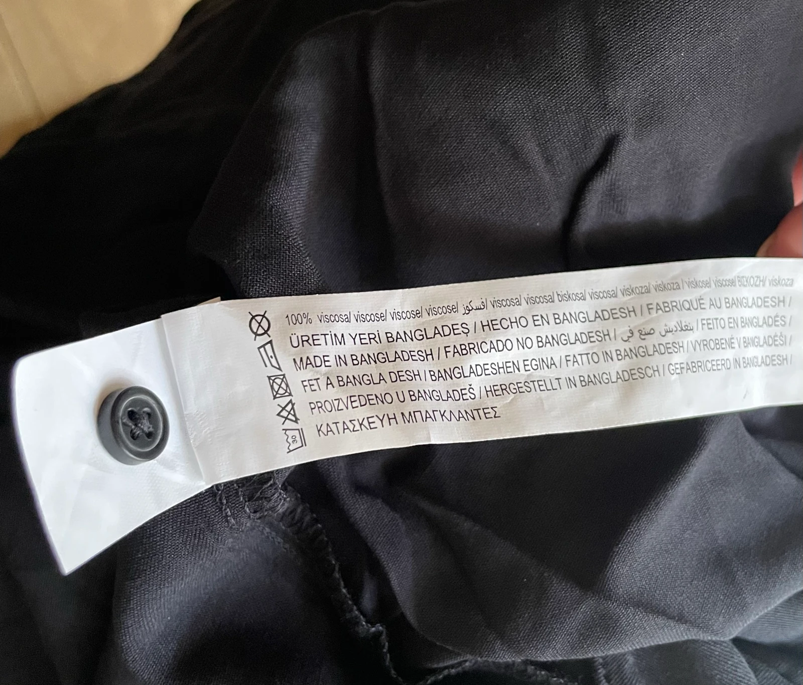 Camisa de botões preta tamanho XXL – photo 14